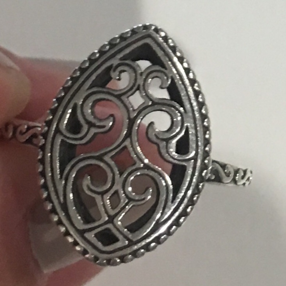 James Avery Beaded Marquise Ring Size 10